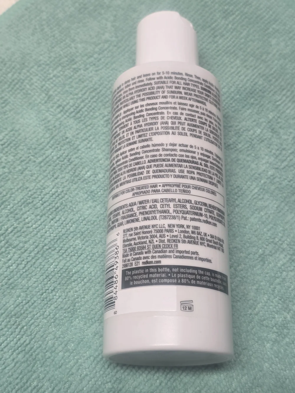 Redken Acidic Bonding Concentrate Hair Treatment - Mint Green